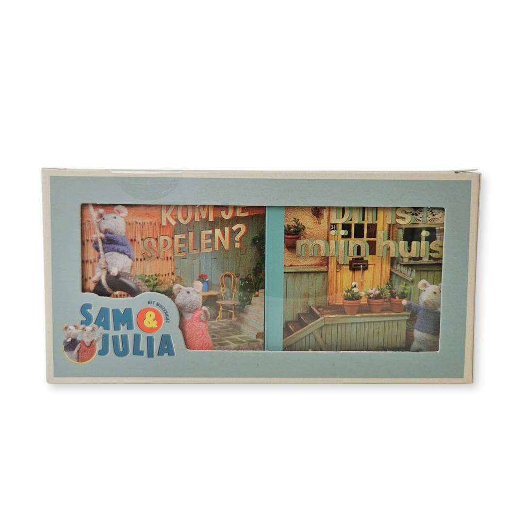 Uitdeelboekjes van Sam & Julia