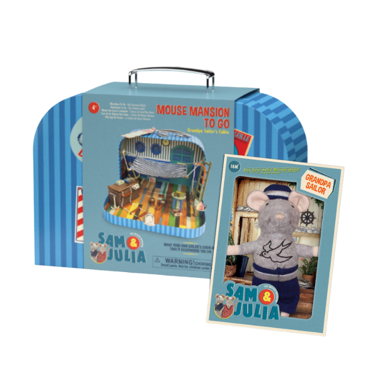 Cabin To Go + Grandpa Sailor Plush Bundle