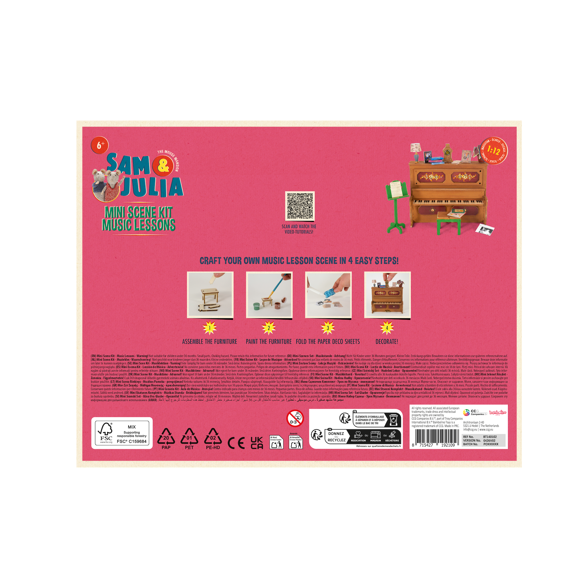 Mini Scene Kit - Music Lesson