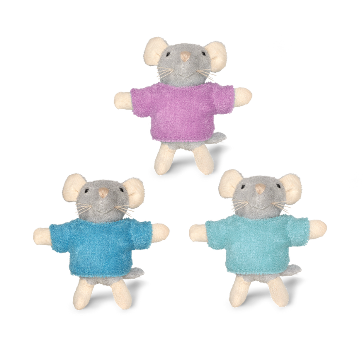 Knuffelmuisjes De Drieling