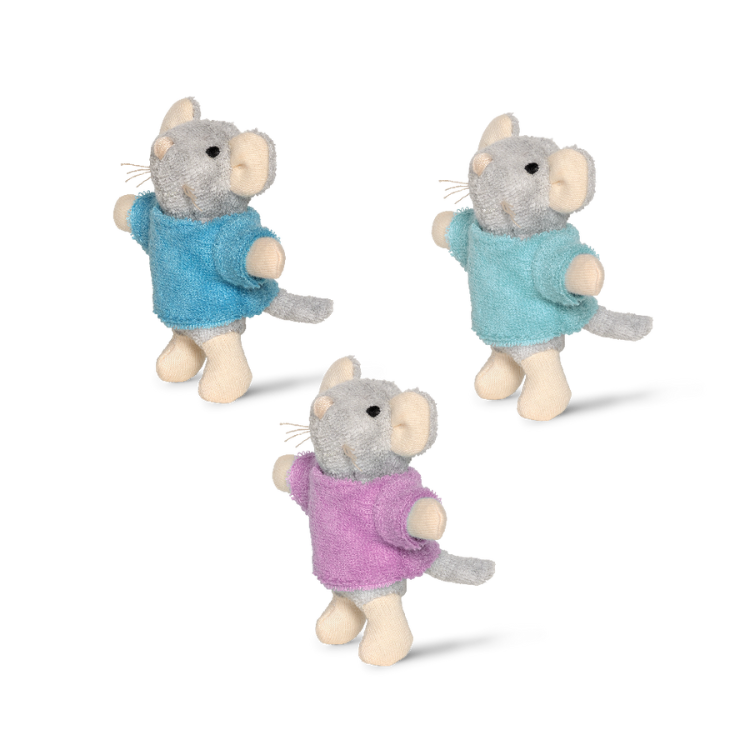 Knuffelmuisjes De Drieling