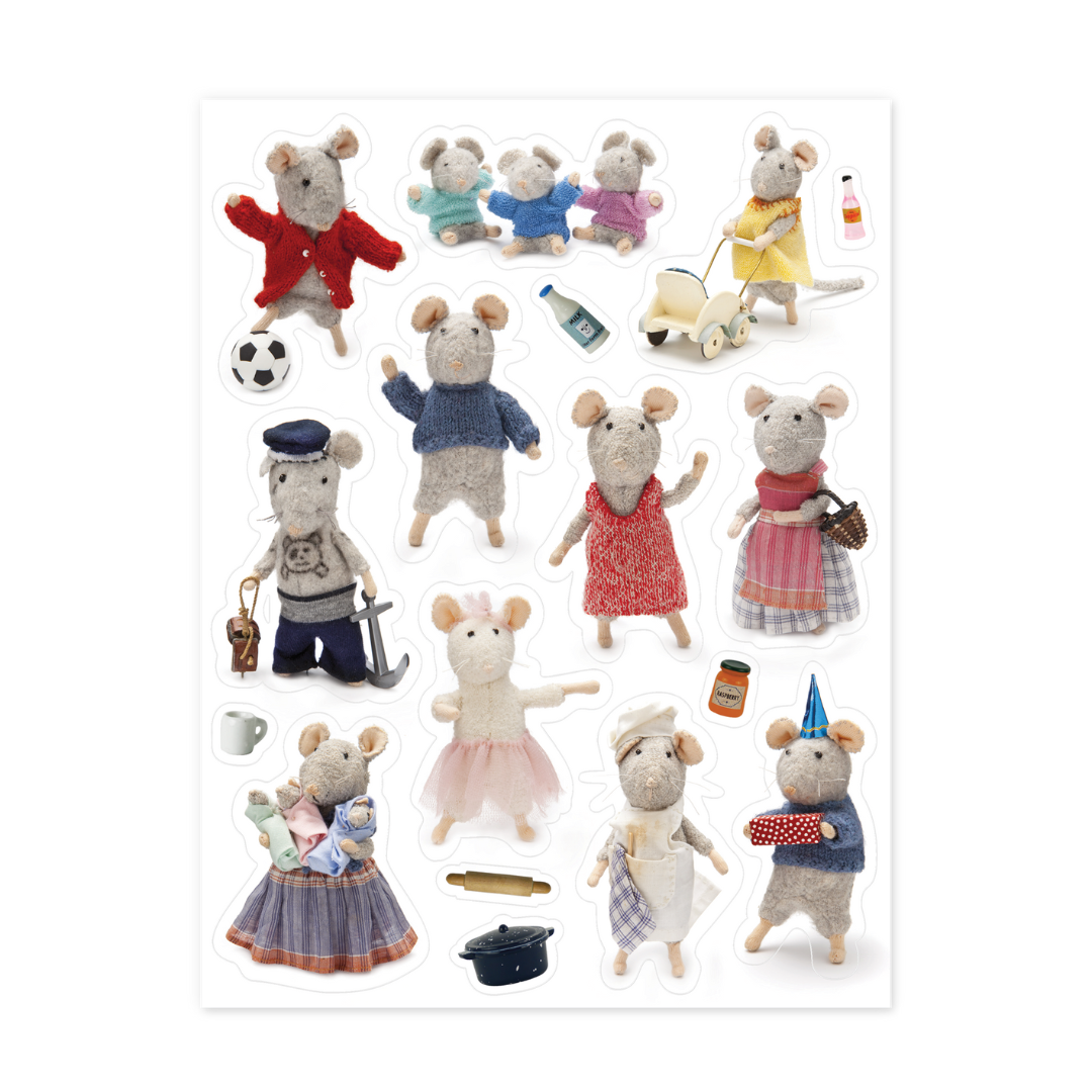 Stickers - 3 Feuilles avec des Souris