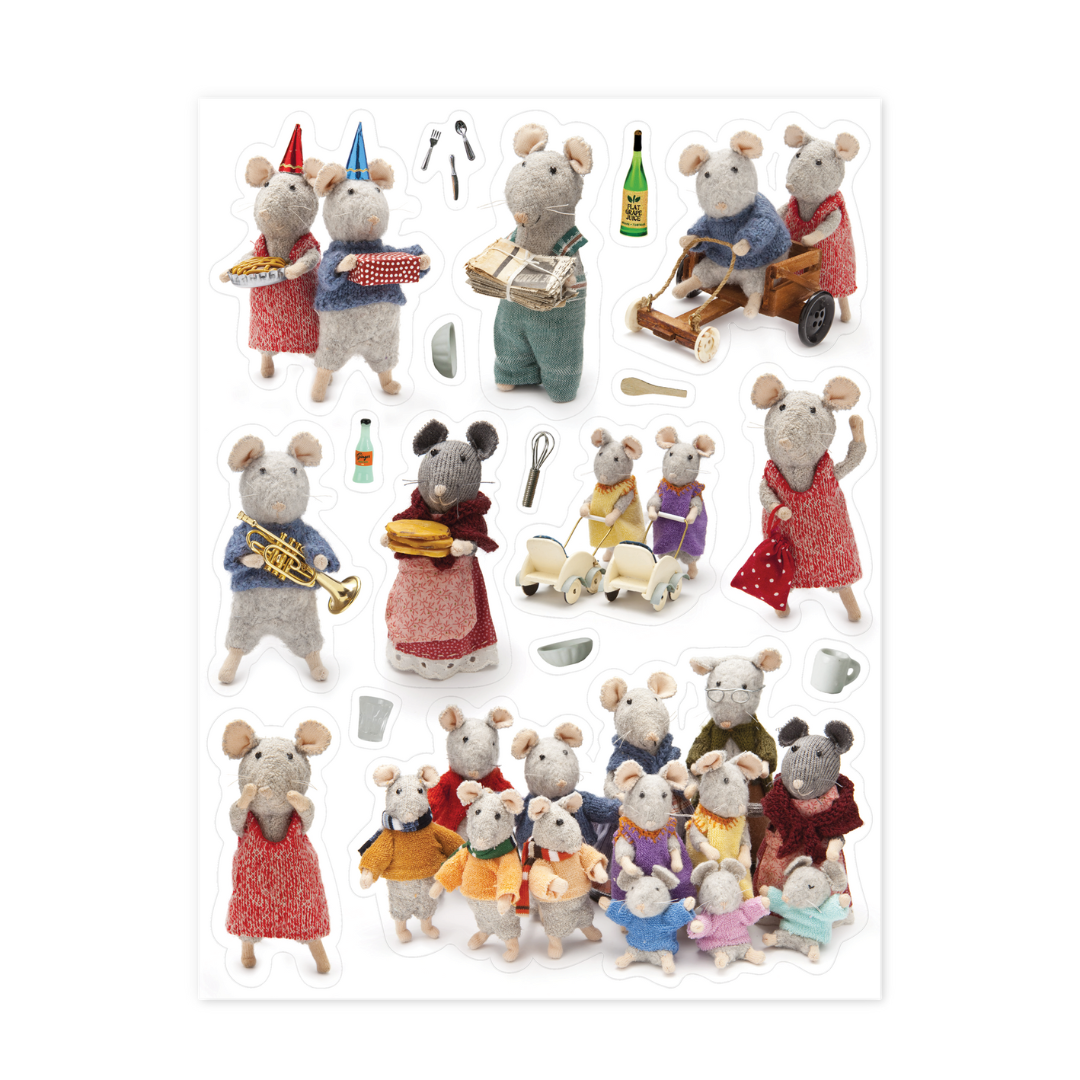 Stickers - 3 Feuilles avec des Souris