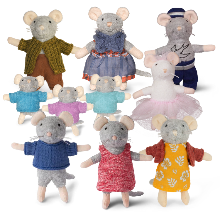 Das komplette Plüsch-Set