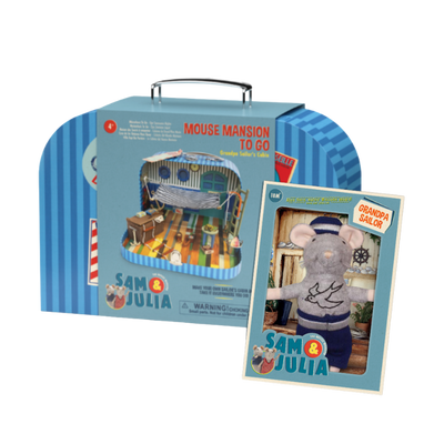 To Go Cabin & Grandpa Sailor Plush Bundle