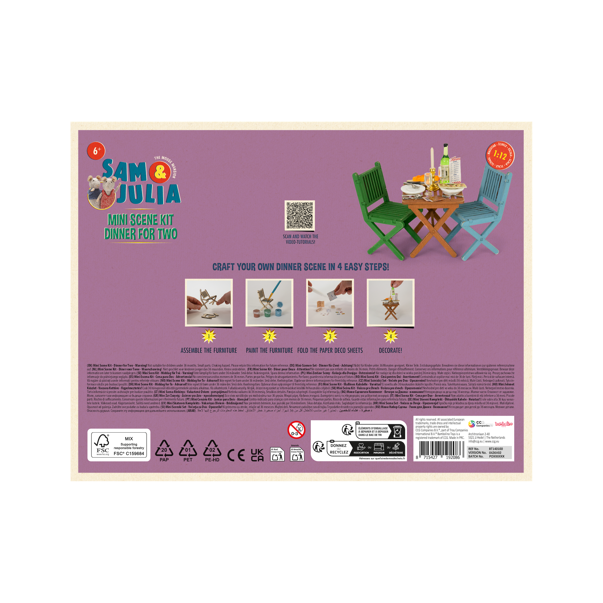 Mini Scene Kit - Dinner for Two