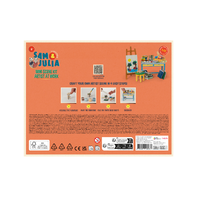 Mini Scene Kit – Artist at Work