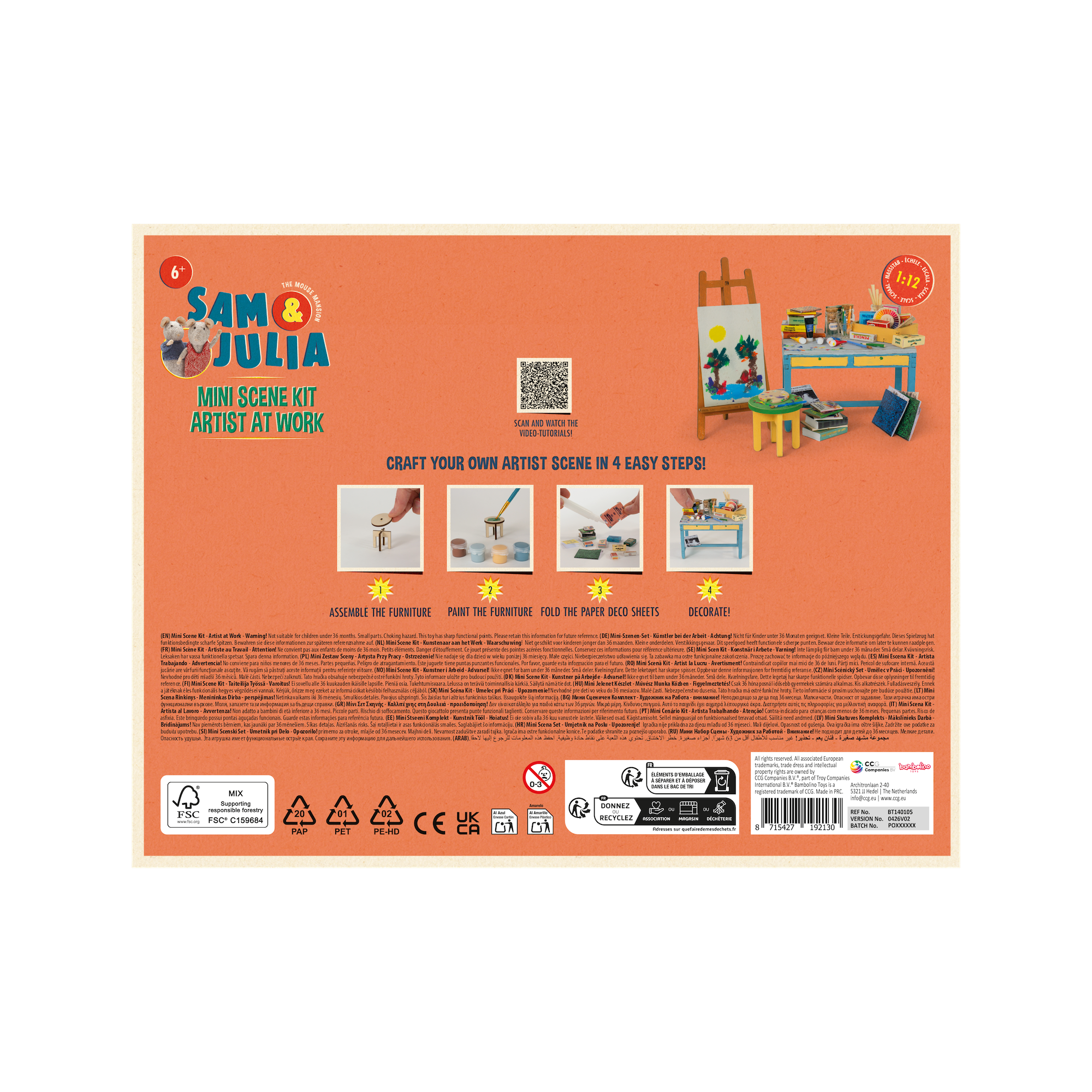 Mini Scene Kit – Artist at Work