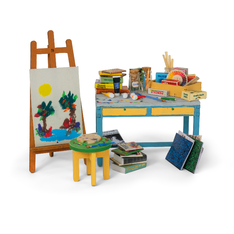 Mini Scene Kit – Artist at Work