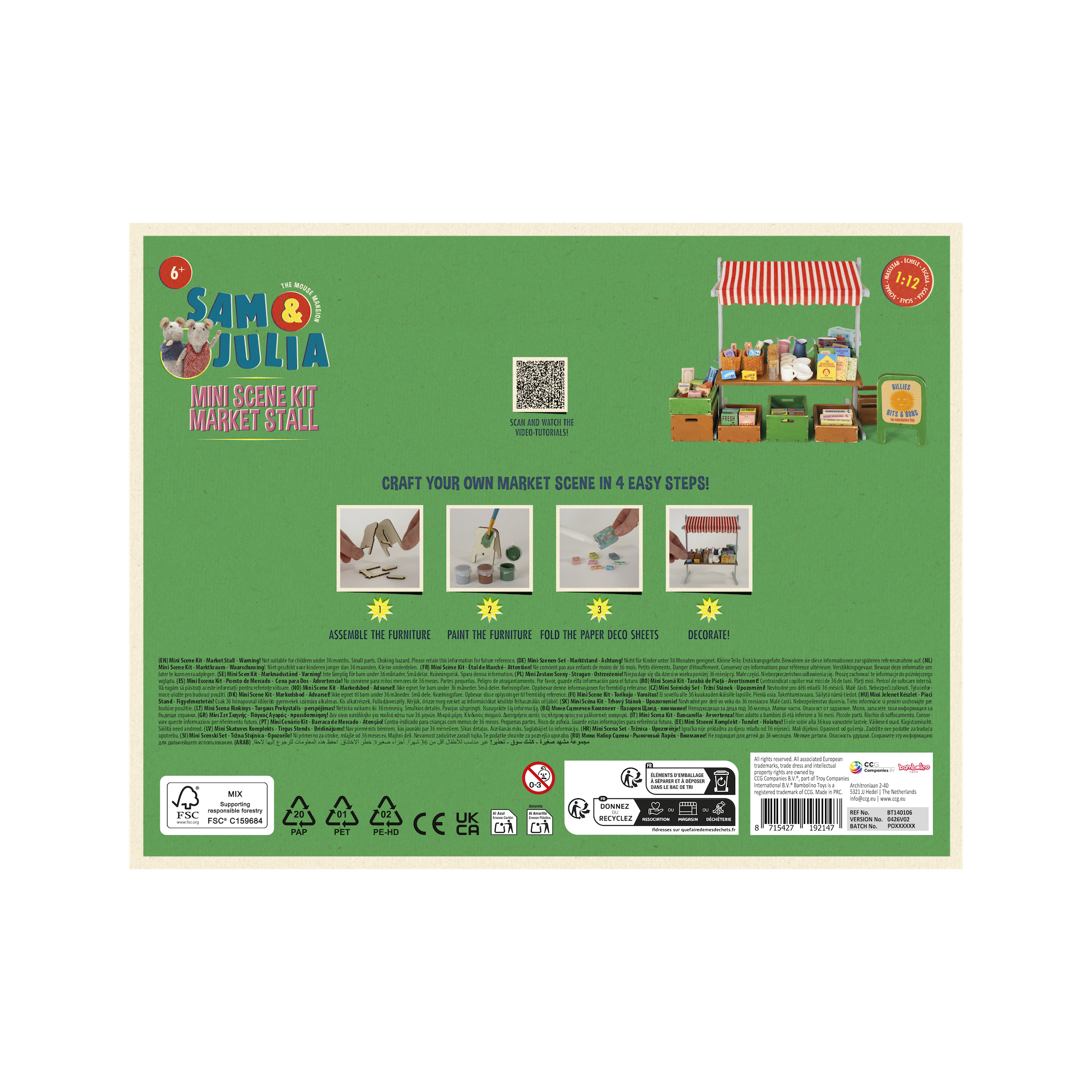 Mini Scene Kit - Market Stall