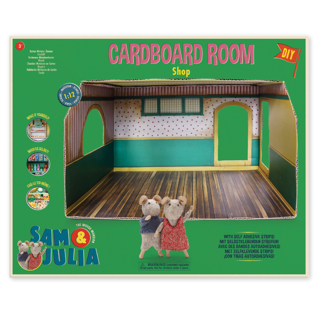 Cardboard Room Shop | Sam & Julia | The Mouse Mansion