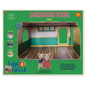 Karton Miniatur Zimmer - Kaufladen