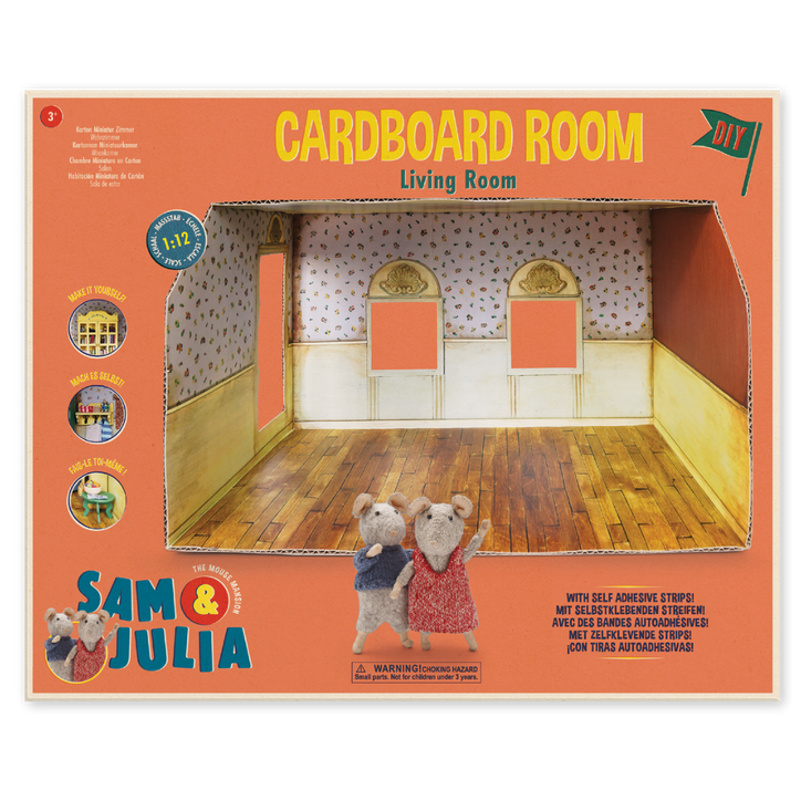 Kartonnen Miniatuur Woonkamer