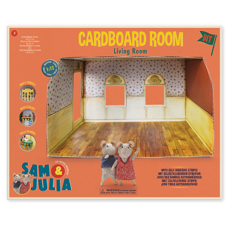 Kartonnen Miniatuur Woonkamer