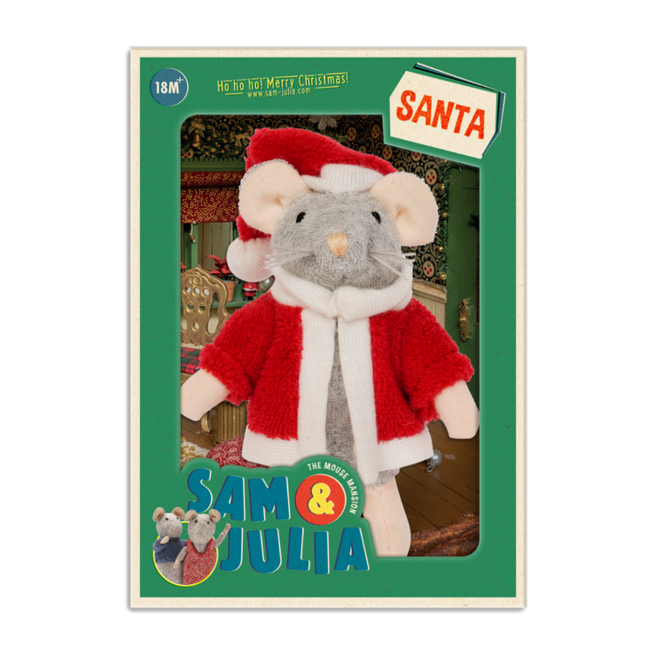 Knuffelmuisje De Kerstman