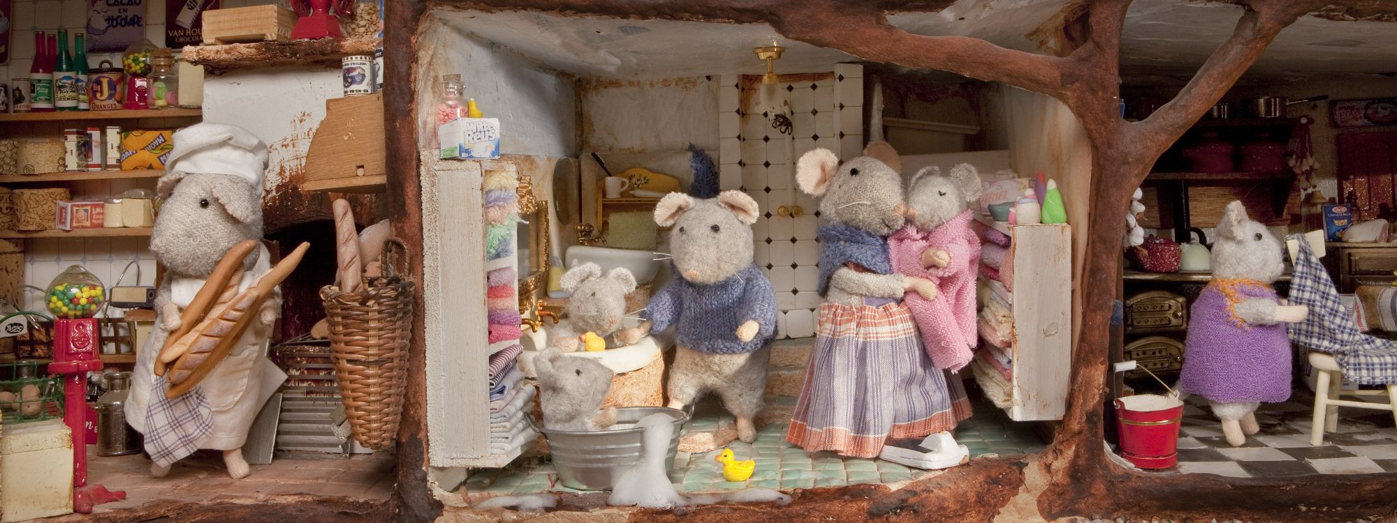 Het Muizenhuis - Sam And Julia - Mini Museum Sam & Julia - Het Muizenhuis | Boeken | Speelgoed | Knuffels | Knutselen