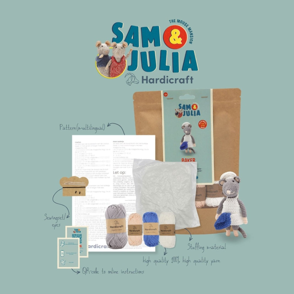 Häkelpaket - Die Bäckerin