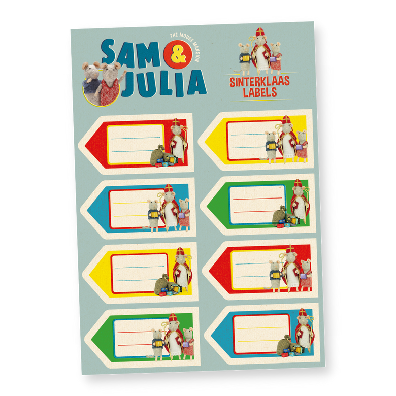 Gratis Sinterklaas Kadolabels