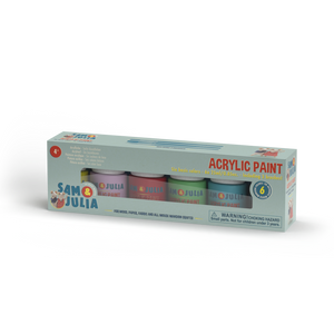 Acrylfarbe - Sechs Grundfarben
