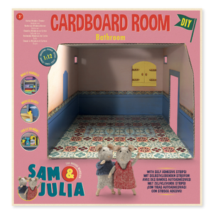 Karton Miniatur - Badezimmer