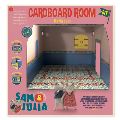 Karton Miniatur - Badezimmer