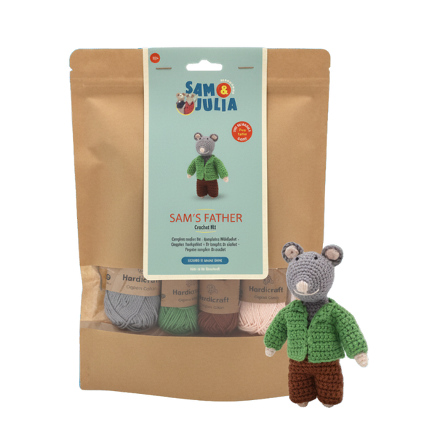 Crochet Kit - Sam's Father - 12 cm mouse for your Mouse Mansion or ...