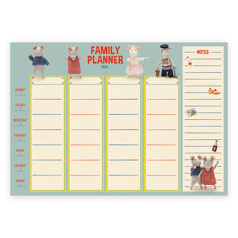 Familieplanner Set
