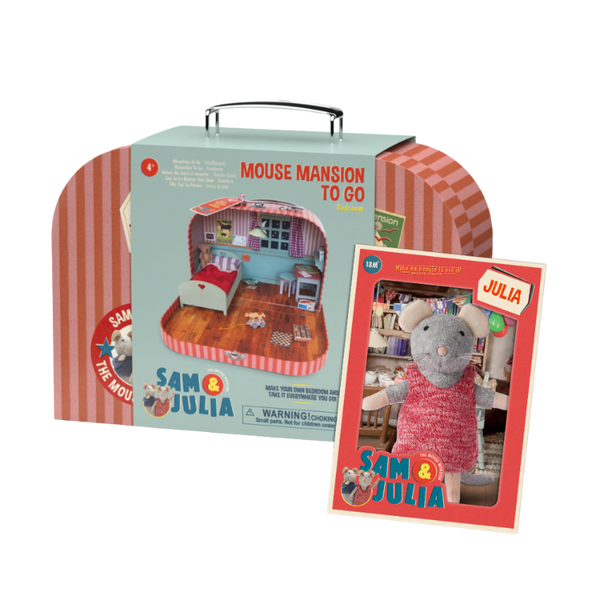 To Go Bedroom & Plush Julia Bundle - The Mouse Mansion - Sam