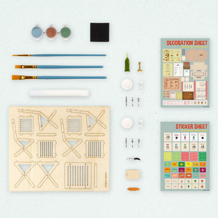 Mini Scene Kit - Dinner for Two