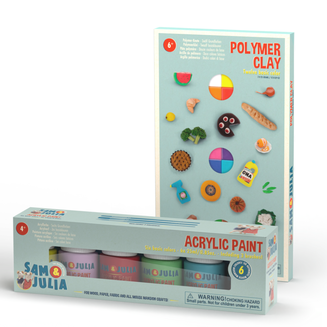 Arts & Crafts Set - Clay and Paint