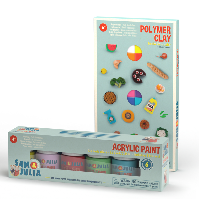 Arts & Crafts Set - Clay and Paint