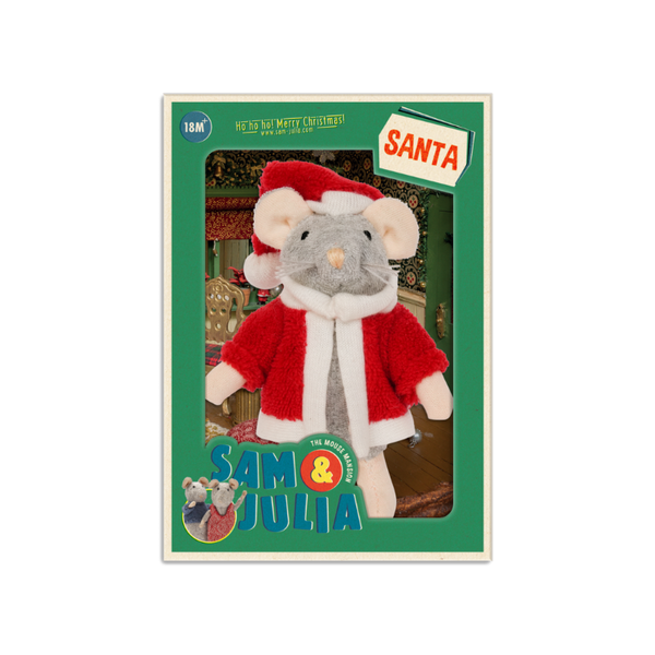 Santa Plush | Sam & Julia | The Mouse Mansion