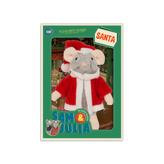 Knuffelmuisje De Kerstman