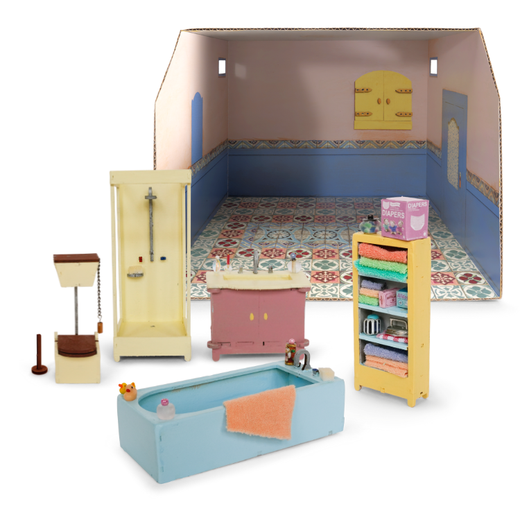 Basis Bastelset - Badezimmer