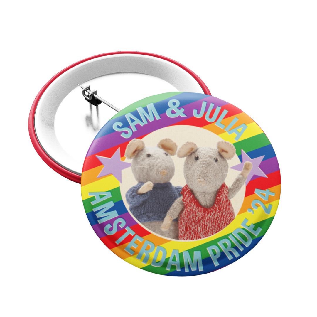 Amsterdam Pride button