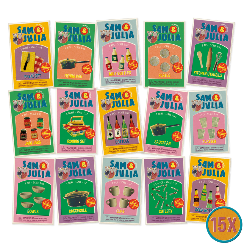 De Mini's Collectie - Klassieke Set (15 st)