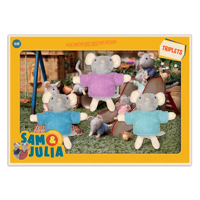 Knuffelmuisjes De Drieling