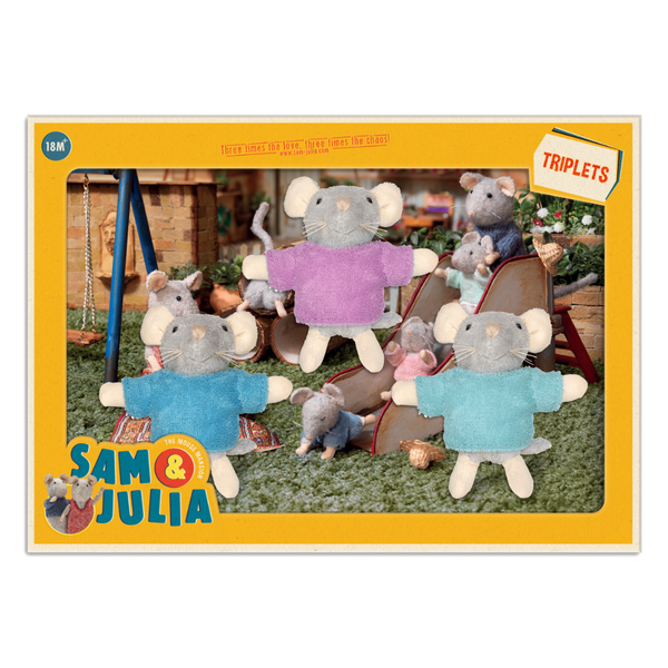 Autumnstorybook ぬいぐるみストラップ　3点セット the-mouse-mansion-sam-julia-