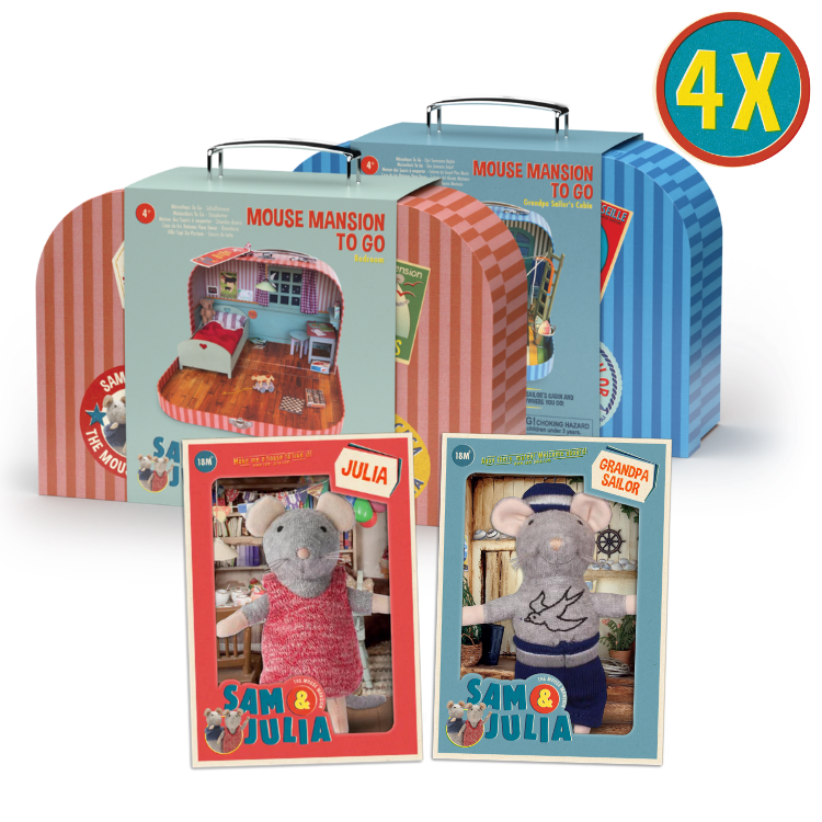Das komplette To Go & Kuschelmaus-Paket