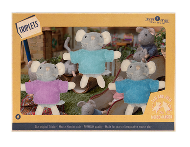 Knuffelmuisjes De Drieling